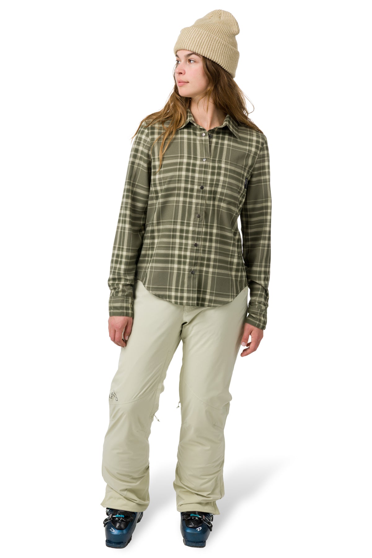 Evergreen/Mist plaid