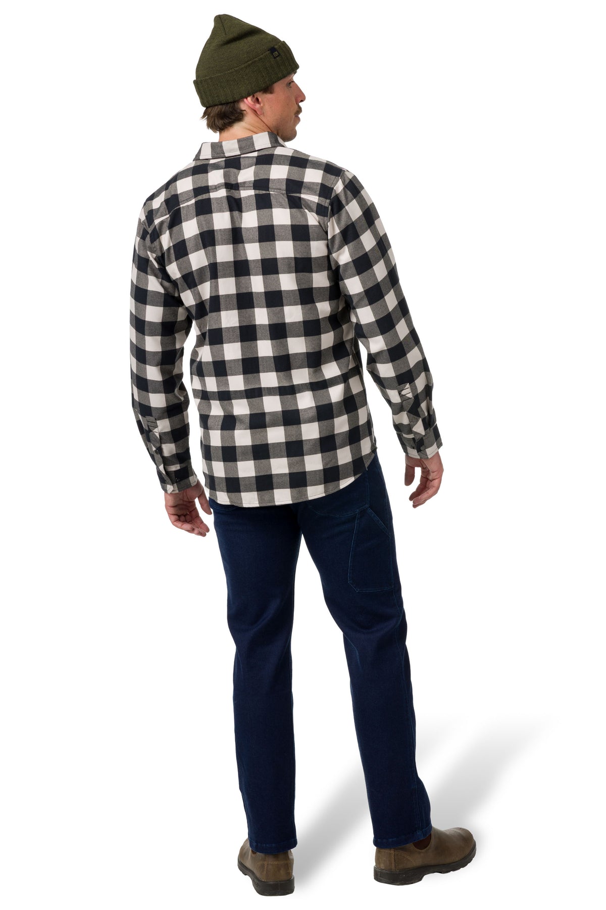 Mist/Black Plaid
