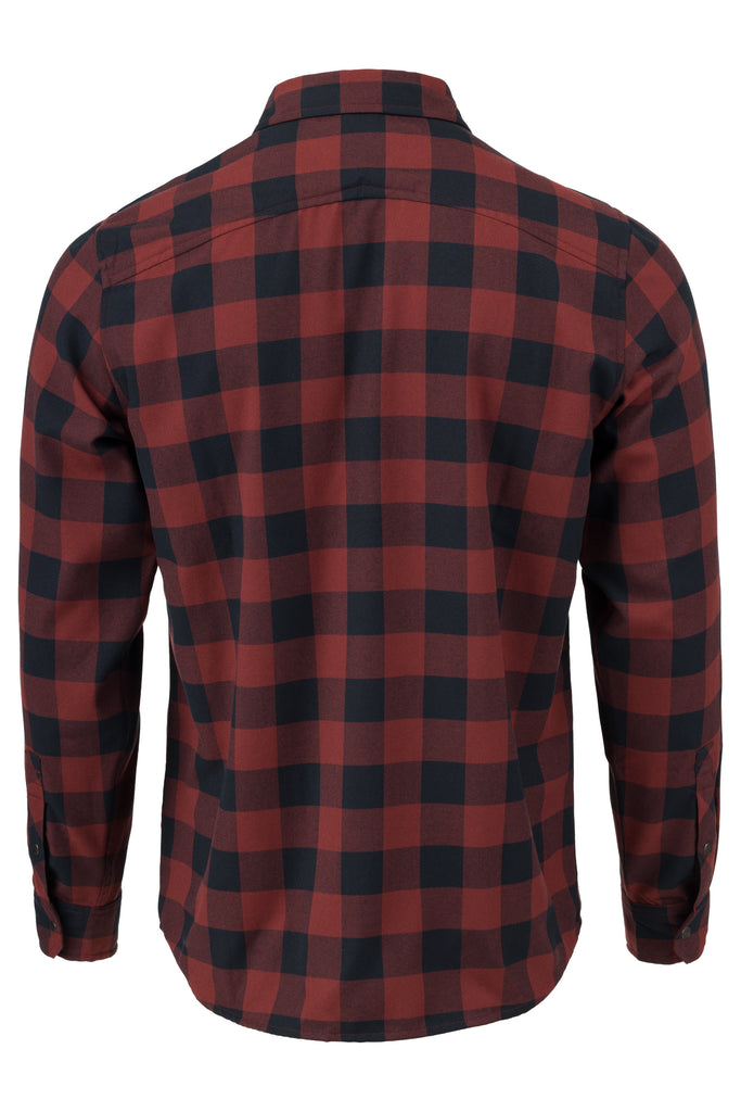red and black dress shirt Handlebar Tech Flannel – Flylow Gear