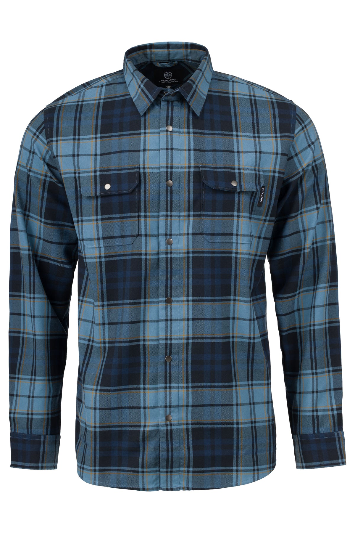 Ocean/Black Plaid