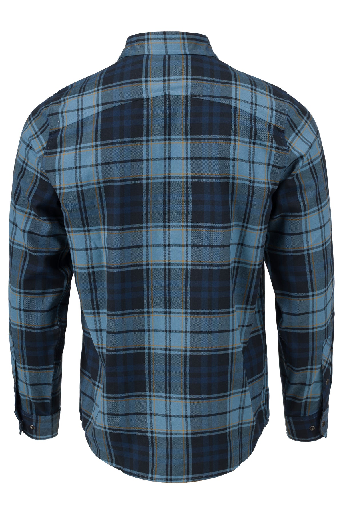 Ocean/Black Plaid