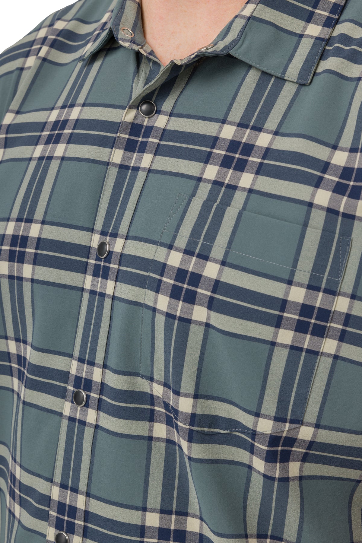 Eucalyptus/Mist Plaid