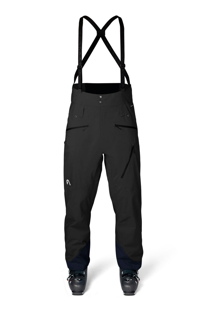FLYLOW Tannen Bib パンツ　値下げ！　12000→7500円 F22_TannenBib_Black_Front_1024