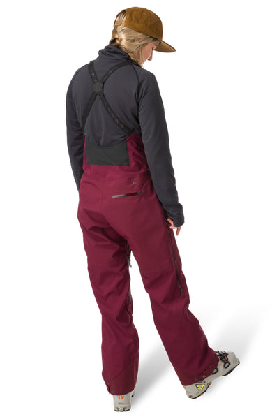 FLYLOW スキー・スノーボードBIBパンツ　ワインレッド Moxie Bib - Women's Bib Ski Pants | Flylow – Flylow Gear