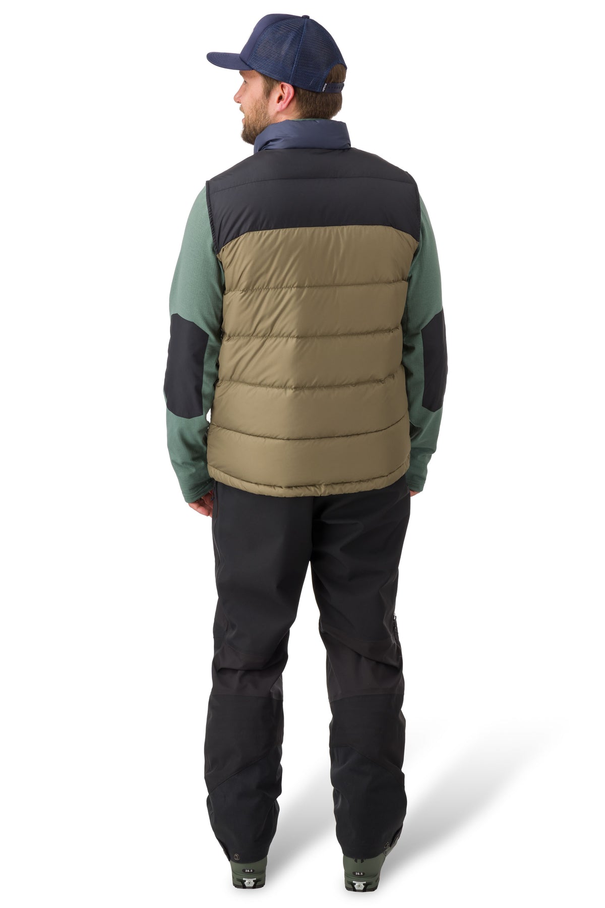 Larry Vest Men s Down Ski Vest Flylow Flylow Gear