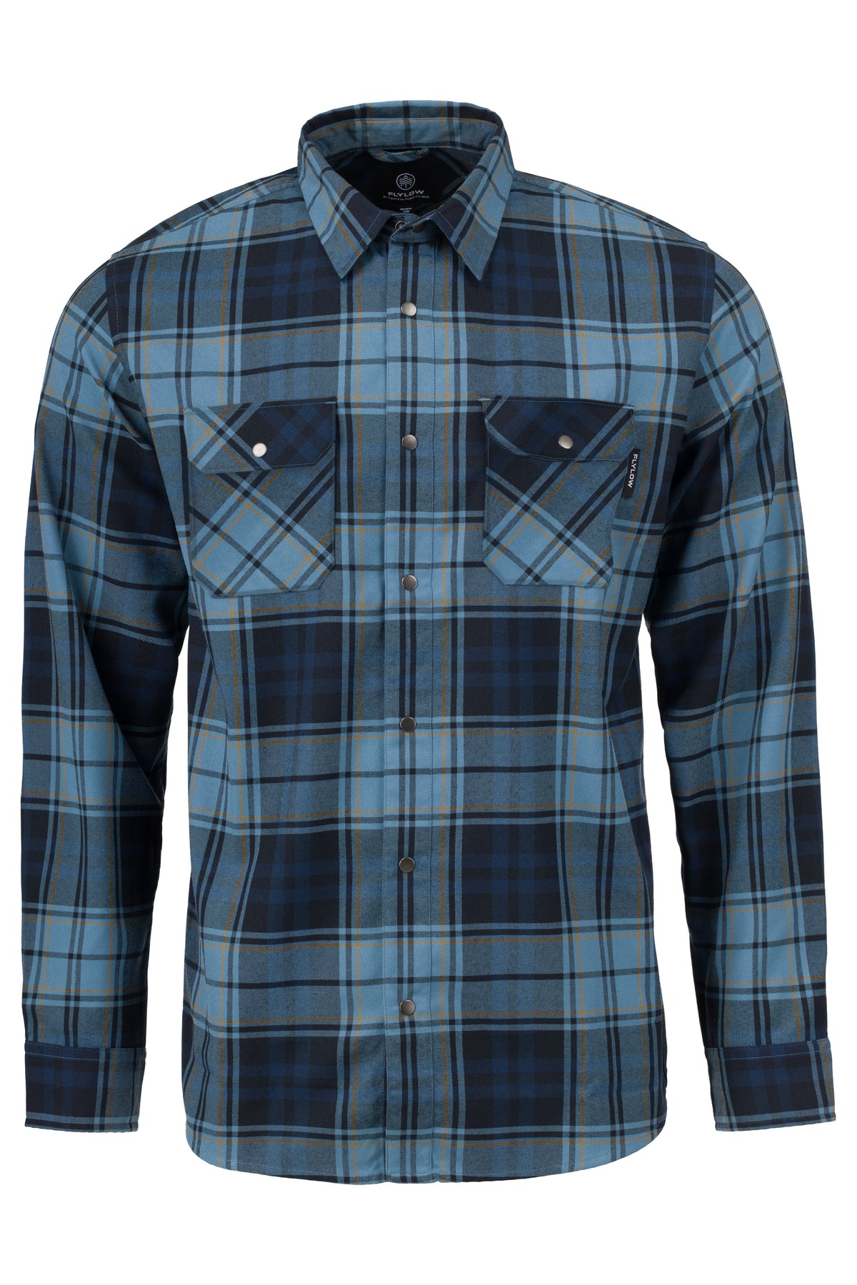 Ocean/Black Plaid