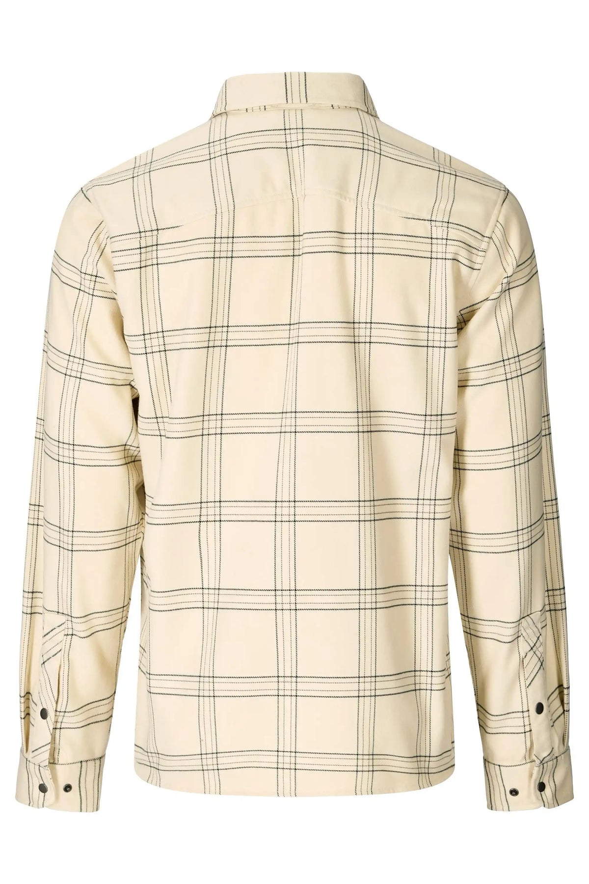 Bone/Black Plaid