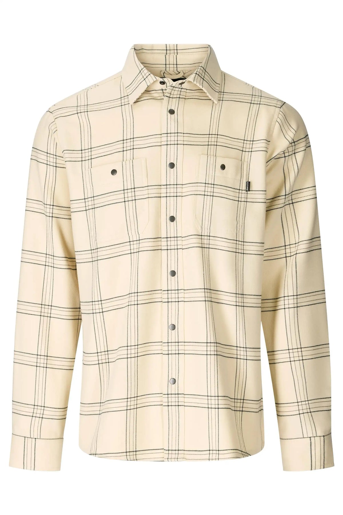 Bone/Black Plaid