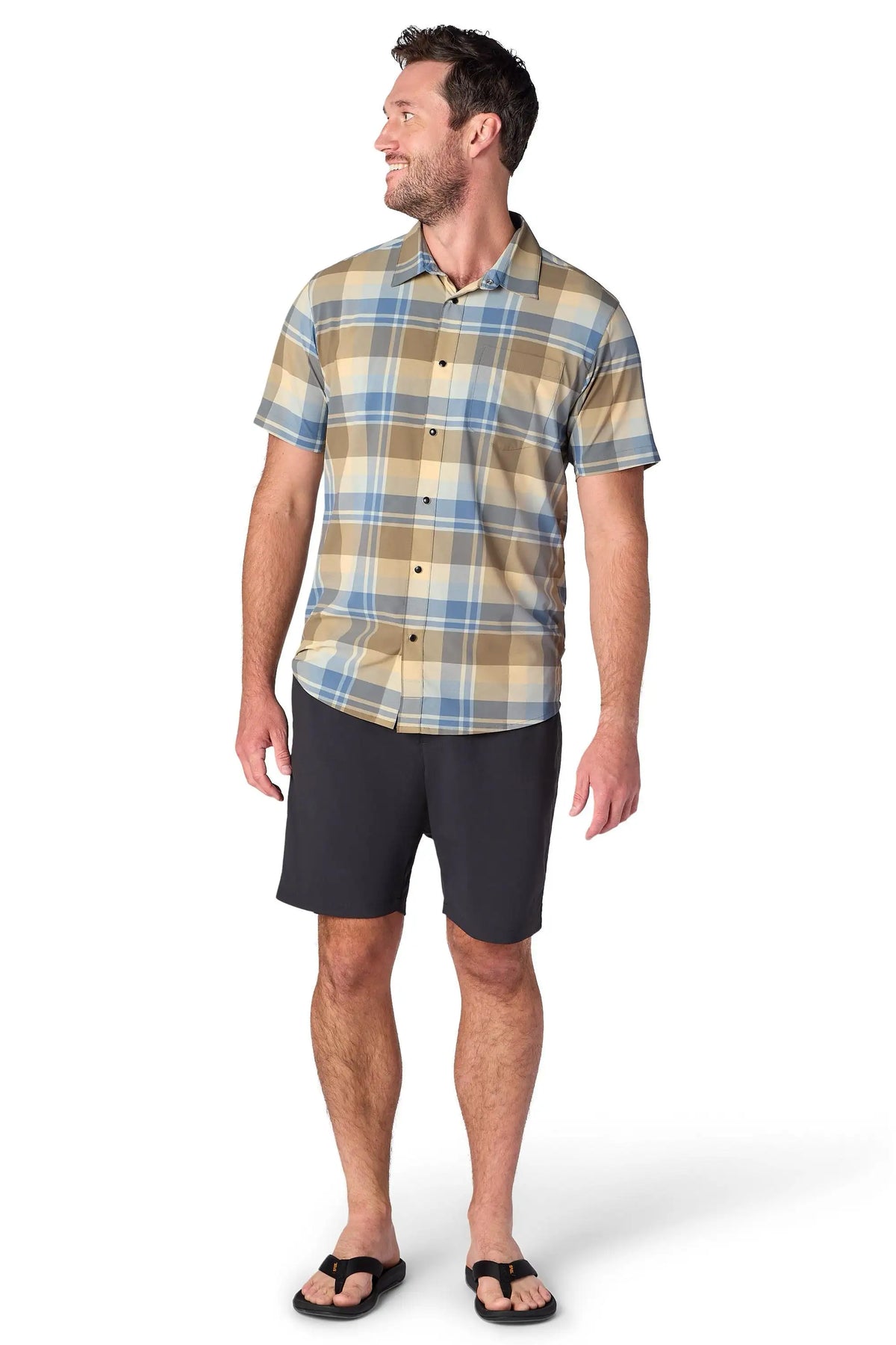 Dune/Ocean Plaid