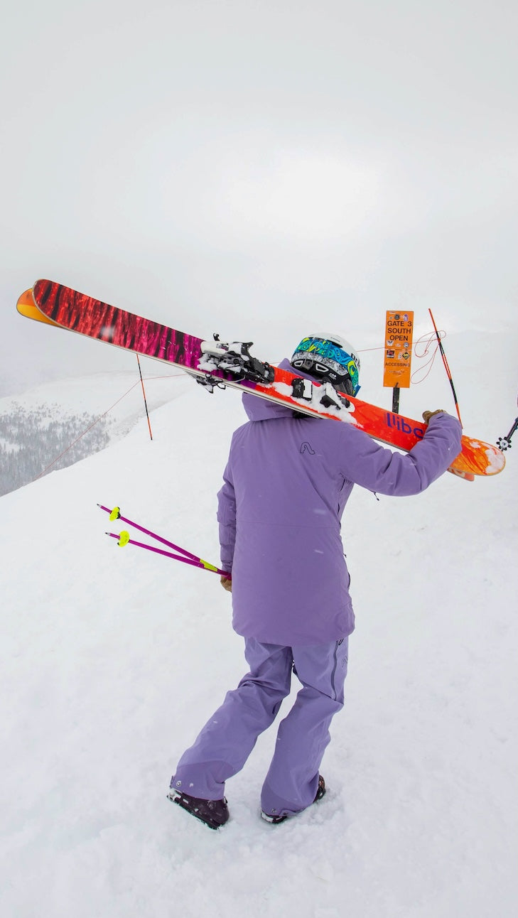 FLYLOW ビブパンツ　サロペット　パープル　レディース　スキー　スノーボード FLYLOW ビブパンツ サロペット パープル レディース スキー