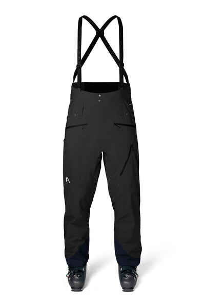 FLYLOW Tannen Bib パンツ　値下げ！ F22_TannenBib_Black_Front_gran