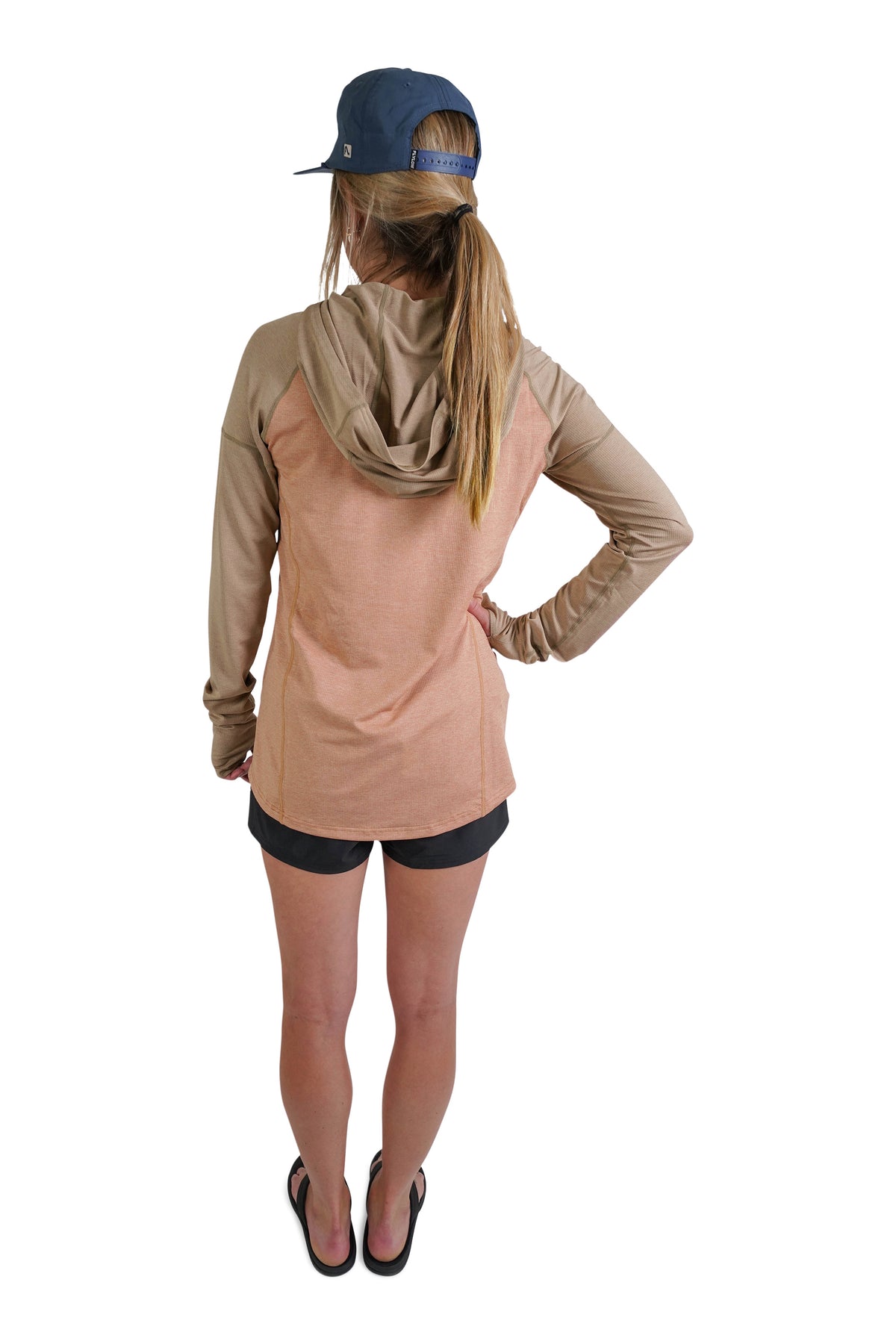 Zelos Shirt Women's XL Long Sleeve Faded Camo Look Top Polyester Blend