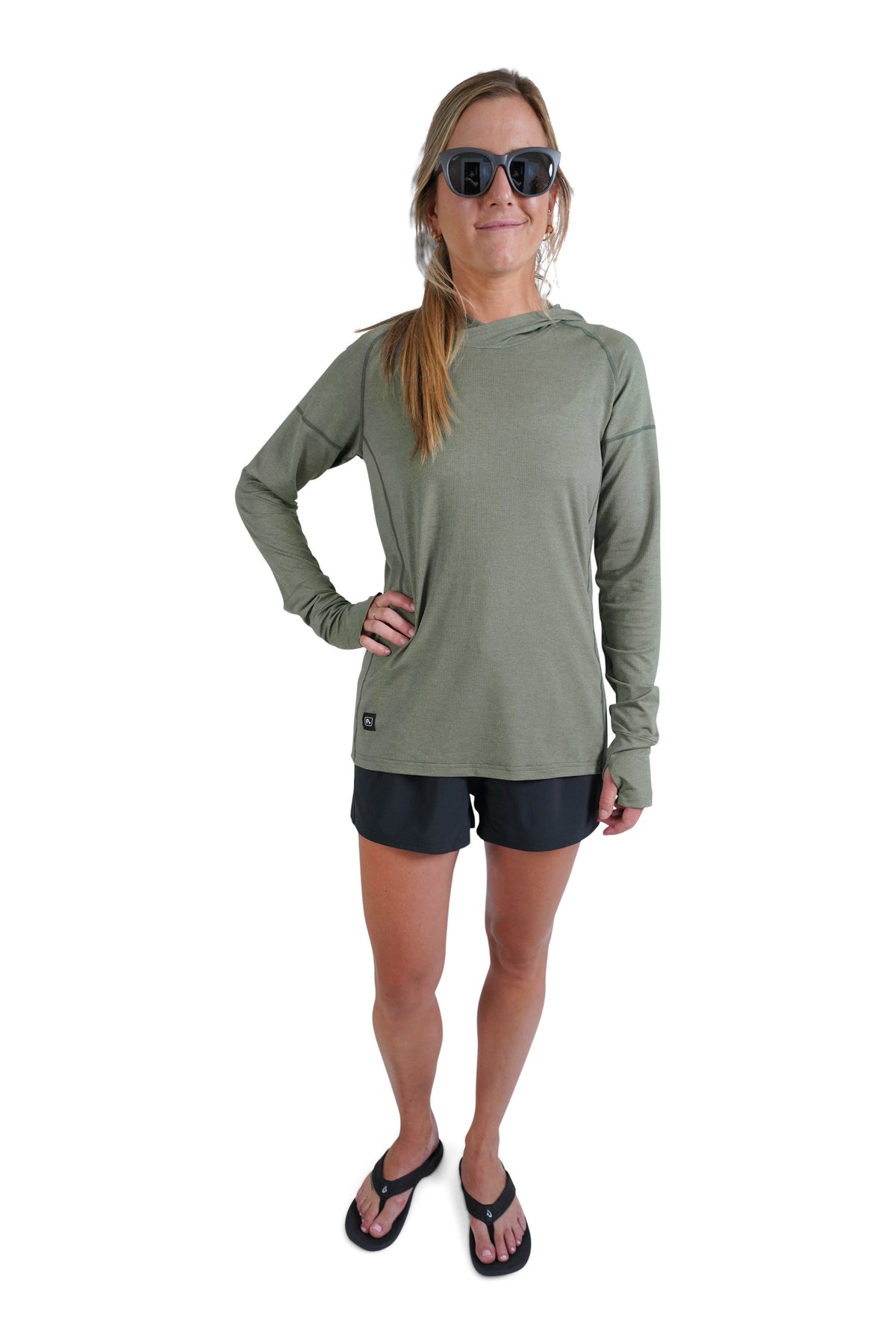 Women's Luna Athletic Tee with Sun Protection Fabric and Pockets